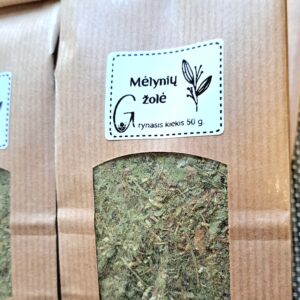 melyniu žolė