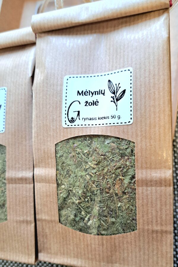 melyniu žolė