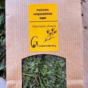 Pelkinės  vingiorykštės lapai