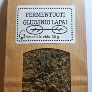 Fermentuoti gluosnio lapai