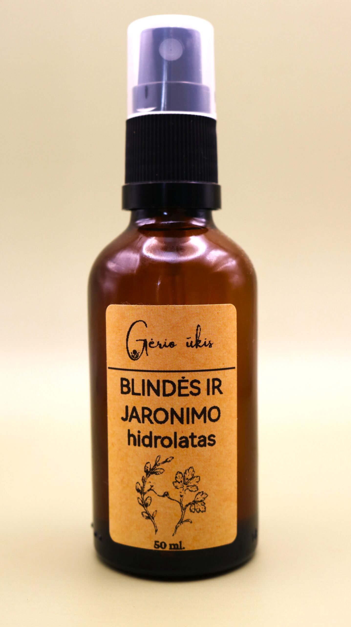 Blindės ir jaronimo hidrolatas