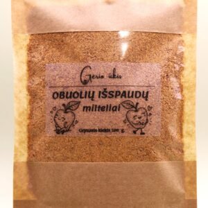 Obuolių išspaudų milteliai